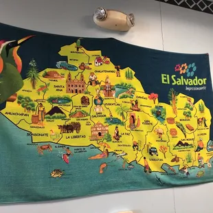 Cool map of their country.