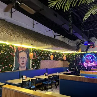 The fun decor feels like an escape!