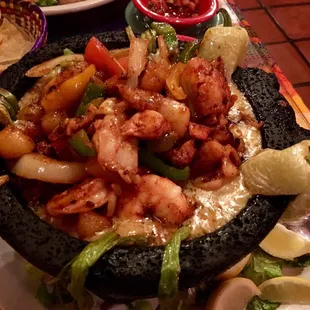 Seafood Molcajete
