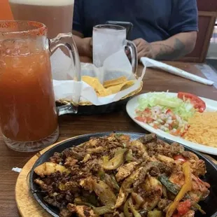 a plate of food on a table