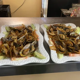 oysters and mussels, mussels, oysters, shellfish, food
