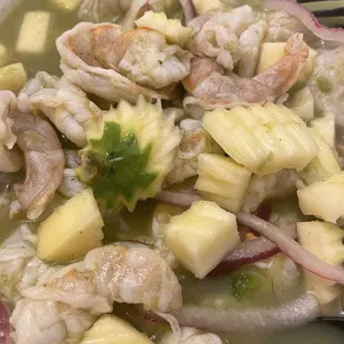 Aguachile con Mango