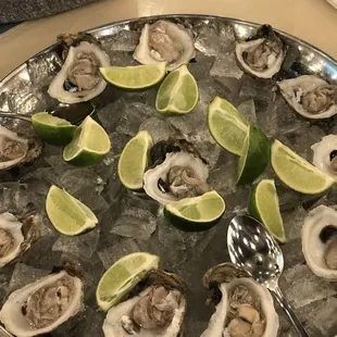 Dozen oysters