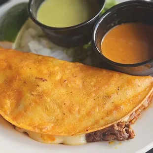 Queso birria-taco one of my favorite go-tos every time I hear It&apos;s so perfectly prepared and the meat is so well seasoned!!