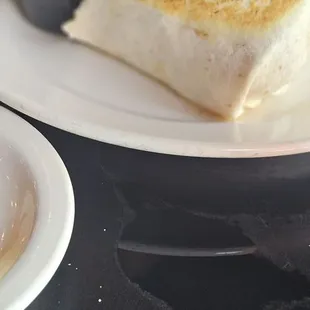 Perfectly prepared beef burrito