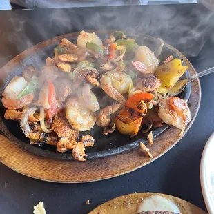 Shrimp Fajita with chicken