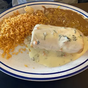 Chicken chimichanga