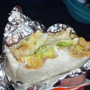 Veggie burrito