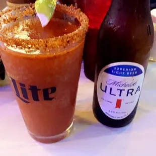 the micheladas are delicious