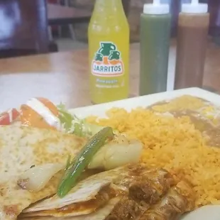 Quesadilla con birria