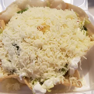 Shrimp Taco Salad...Xtra Cheeessee!!!