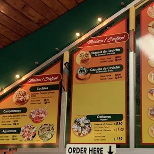 Updated menu