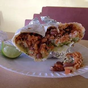Standard size burrito w/ asada
