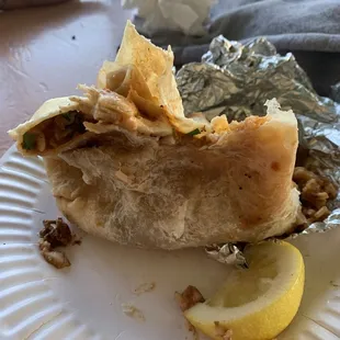 Sloppy burrito quesadilla with no cheese what a rip off