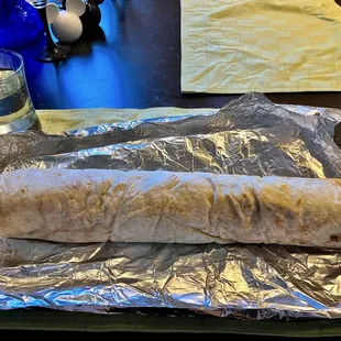 The Super Burrito is the best item on the menu.