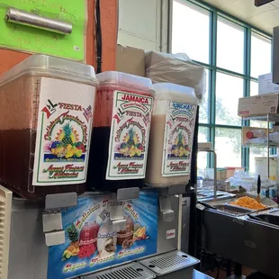 Aside from soda, they have these drinks