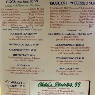 Breakfast &amp; child plates