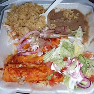 Enchilada Plate.