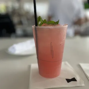 Watermelon Basil Margarita