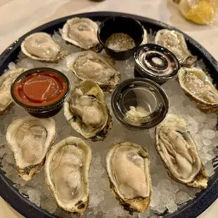 Dozen oysters. So good and so fresh