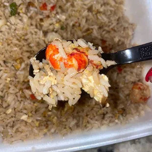 Crawfish fried rice