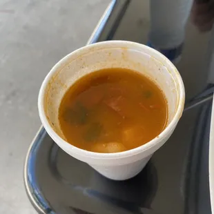 Beans with the chicken lunch