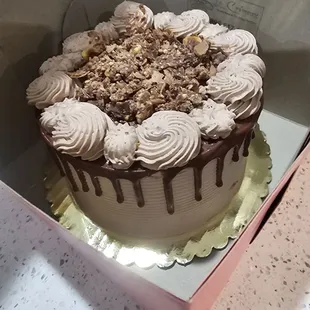 Ferrero rocher cake