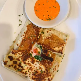 a plate of food