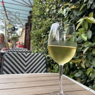 Table for one, with a brisk refreshment prior to my movie.