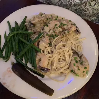Crevettes au Vin Blanc