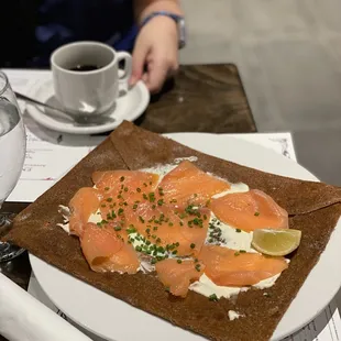 Smoked Salmon with Coffee