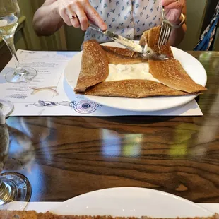 Buckwheat Chicken Crepe