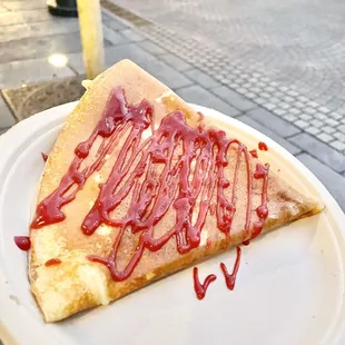 Chocolate and Berry Crepe