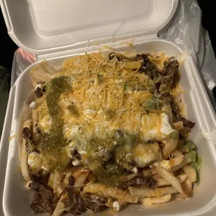 Carne asada fries