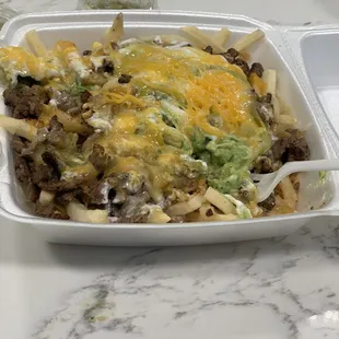 Carne asada french fries