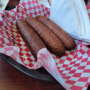 Delicious alcapurias.