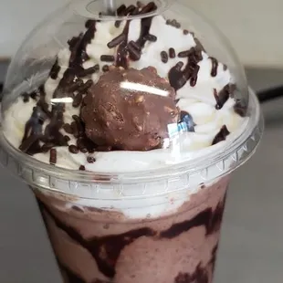Ferrero chocolate frappe