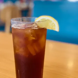 Lovely Unsweet Ice Tea to go. Moi Fave. OuiOui.