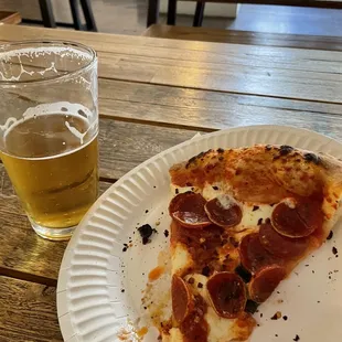 Pizza and beer. Does it get better?