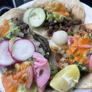 Al Pastor tacos are amazing!!!