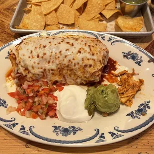 wet chicken burrito