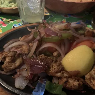 Chicken fajitas