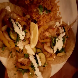 Shrimp tacos