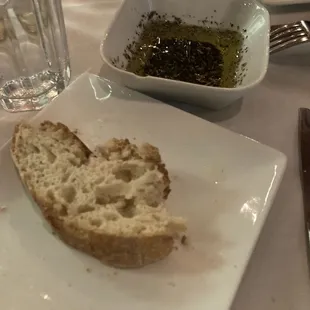 Bread and olive oil