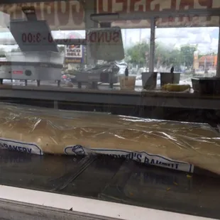 Cuban bread from Mauricio's in Tampa!!!