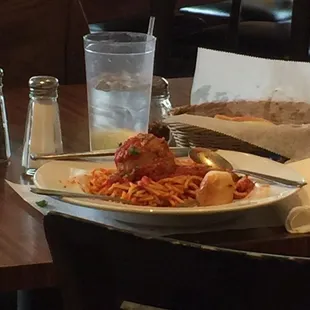 The meatballs are massive