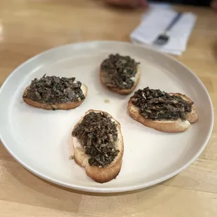 Crostini Al Porcini