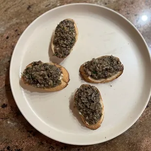 Mushroom Crostini