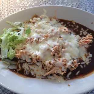 Chicken enchiladas