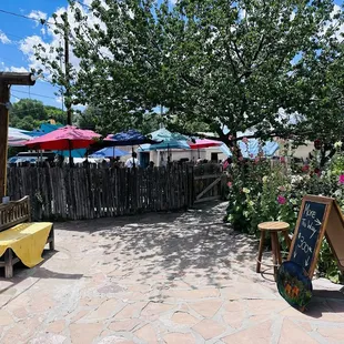 Outside seating